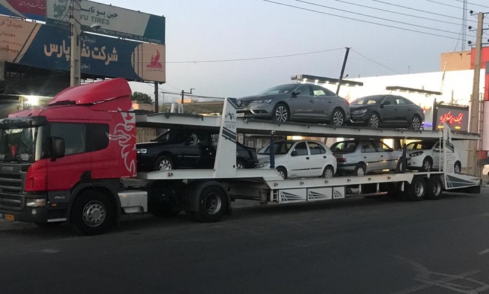 تریلی خودروبر تهران به جوانرود